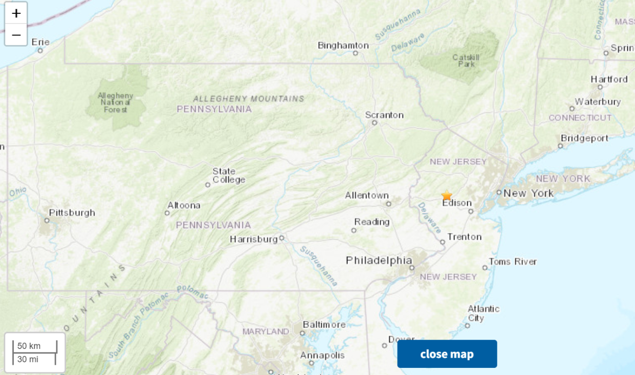 Less than a week after a larger earthquake rattled New York City, a magnitude 2.6 aftershock took place in New Jersey on the morning of April 10, 2024,  the United States Geological Survey is reporting.