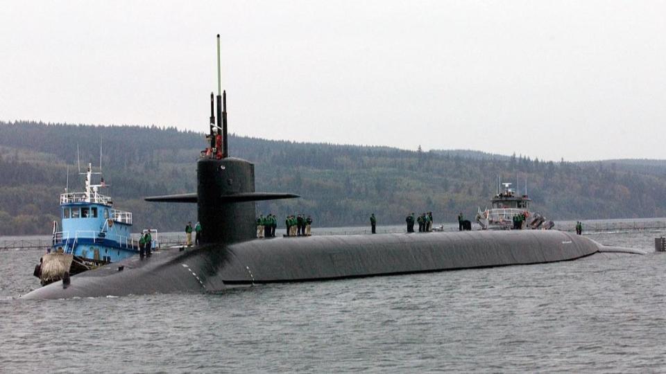 現役俄亥俄級核潛艦「路易斯安那號」。（圖/美國海軍）