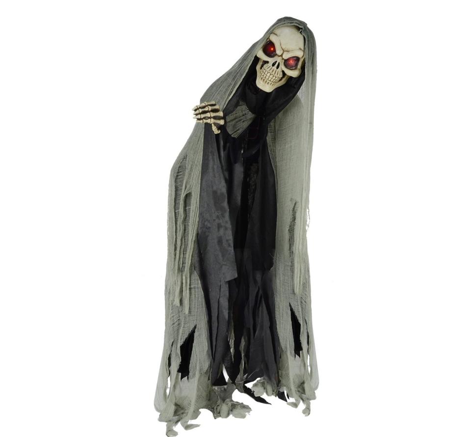 <p>Who invited this guy?</p> <p><strong>Shop now:</strong> Halloween Peekaboo Standing Animated Ghoul with Curtain, $80. <a rel="nofollow noopener" href="https://www.target.com/p/halloween-peekaboo-standing-animated-ghoul-with-curtain-hyde-and-eek-boutique-153/-/A-53450067" target="_blank" data-ylk="slk:target.com;elm:context_link;itc:0;sec:content-canvas" class="link ">target.com</a></p>