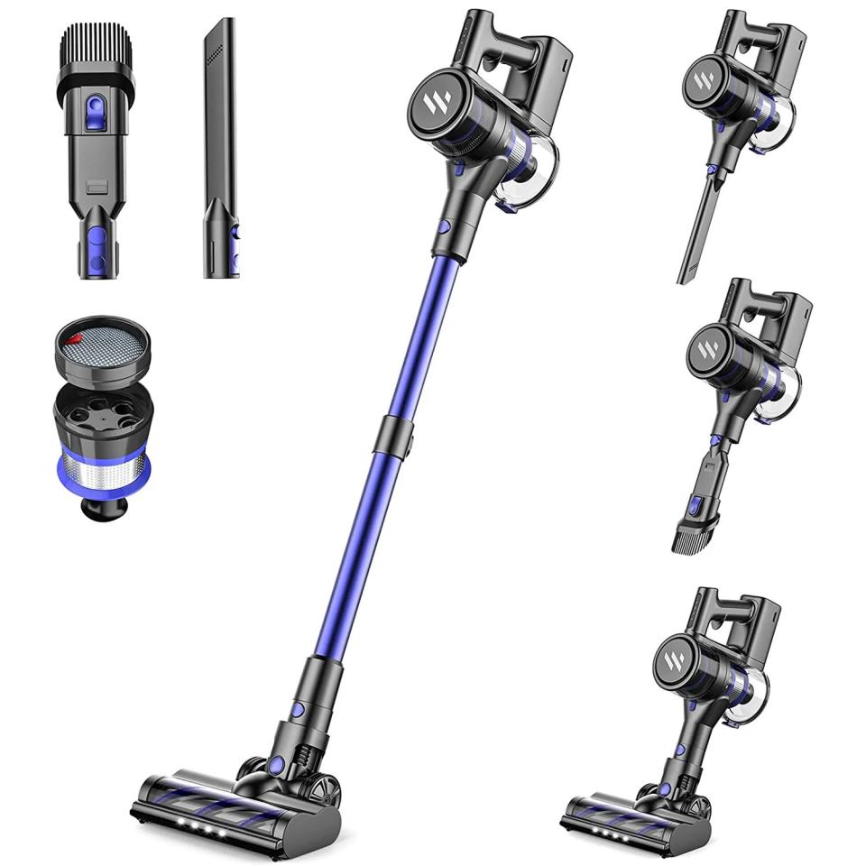 Cordless Vacuum Cleaner, Cordless Vacuum with 20Kpa Super Suction,