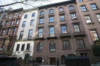 In this Dec. 10, 2018 photo, a brownstone apartment building, center, owned by Kushner Companies is shown in the Brooklyn Heights neighborhood of New York. An Associated Press investigation found President Donald Trump’s daughter and son-in law could benefit from a program they pushed that offers massive tax breaks to developers who invest in downtrodden American areas. Ivanka Trump and Jared Kushner own a major stake in a real estate investment firm that recently announced it is launching funds to take advantage of the Opportunity Zone program. Separately, Kushner’s family firm owns at least 13 properties that could qualify for the tax breaks because they are in Opportunity Zones in New Jersey, New York and Maryland. (AP Photo/Mark Lennihan)