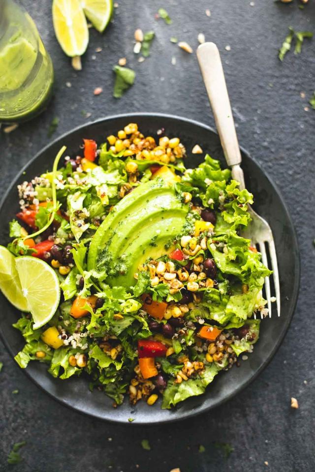 Shrimp Cobb Salad with Cilantro Lime Vinaigrette - Damn Delicious