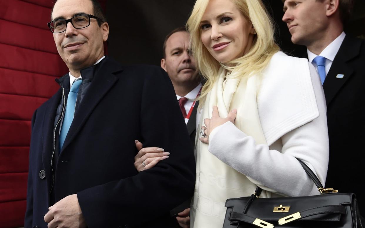 Steve Mnuchin and Louise Linton - Pool AFP