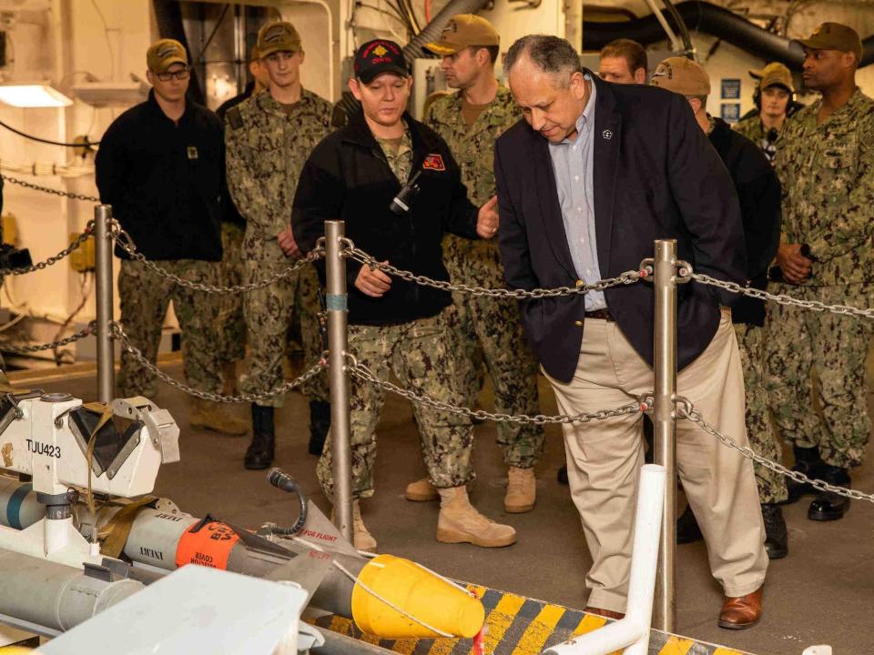 Navy Carlos del Toro Ford aircraft carrier elevators