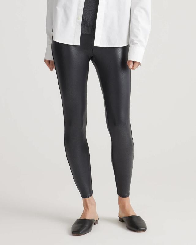 Commando Perfect Control Faux Leather Zip Ankle Leggings