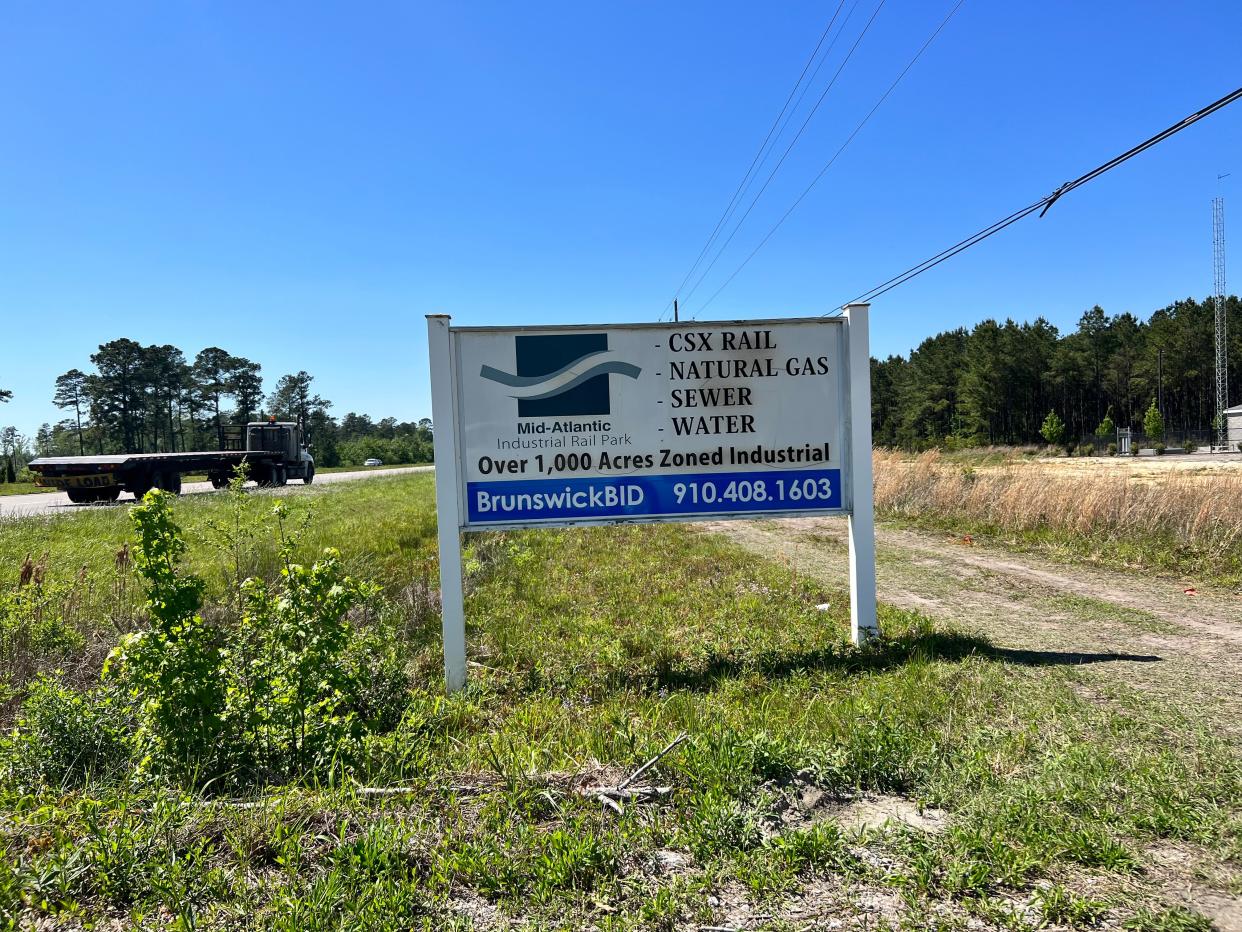 Mid-Atlantic Industrial Park in Brunswick County awaits its first tenant.