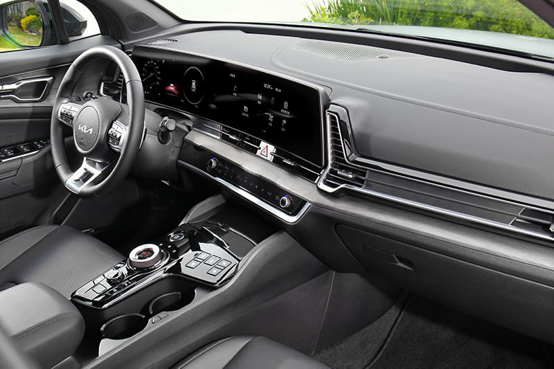 Sportage採用和EV6相同的曲面螢幕設計。