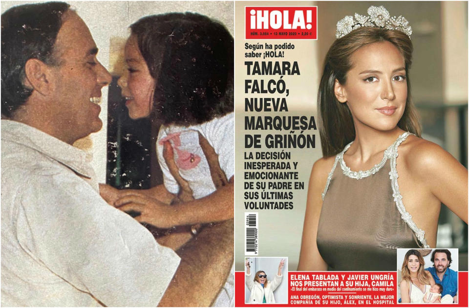 Tamara Falcó, antes y después