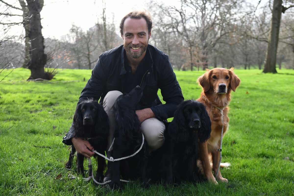 The Princess of Wales’ brother James Middleton is set to publish a memoir which documents his time with his late dog Ella (Kirsty O’Connor/PA) (PA Archive)