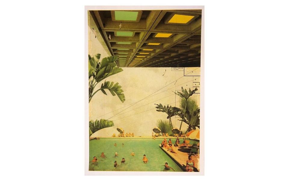 Tropical Swim screenprint by Maxine Gregson, edition of 100 best home Christmas gifts 2022