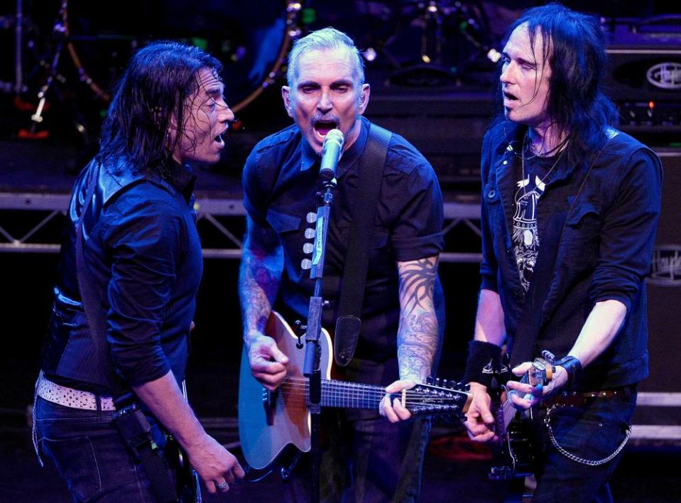 From left: Freddy Herrera, Art Alexakis and Davey French of Everclear | Michael Schwartz/Getty Images