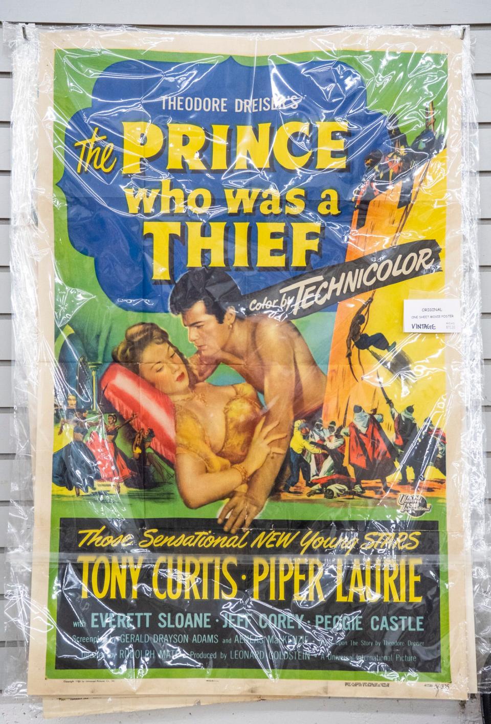 Vintage movie posters for sale at the Monroe County History Center Garage Sale Extravaganza on Tuesday, June 6, 2023.