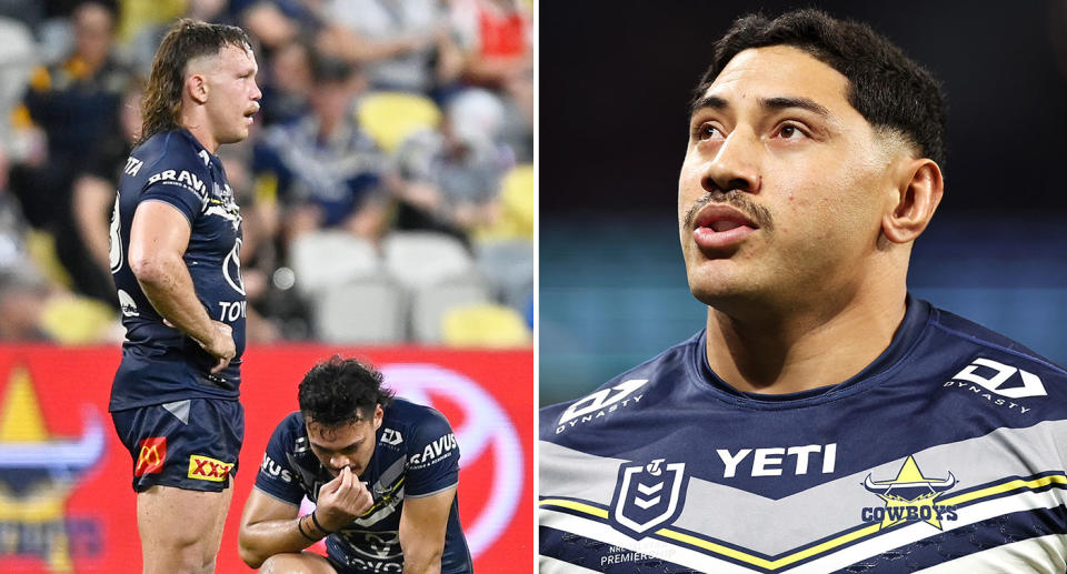 Pictured right is Cowboys star Jason Taumalolo.