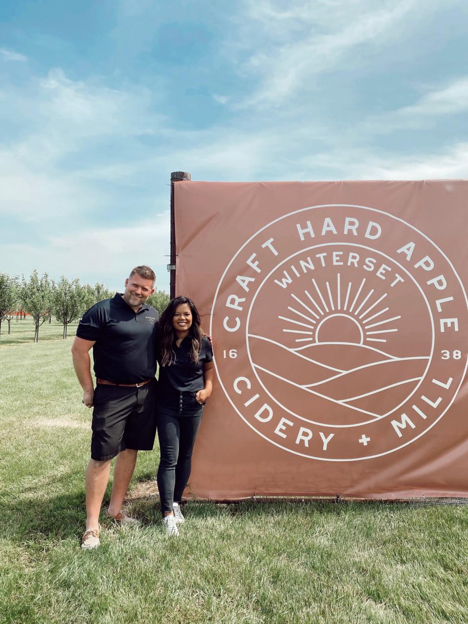 Nick and Niña Williams fell in love with the Winterset Cidery when they visited the 14-acre operation in 2019.