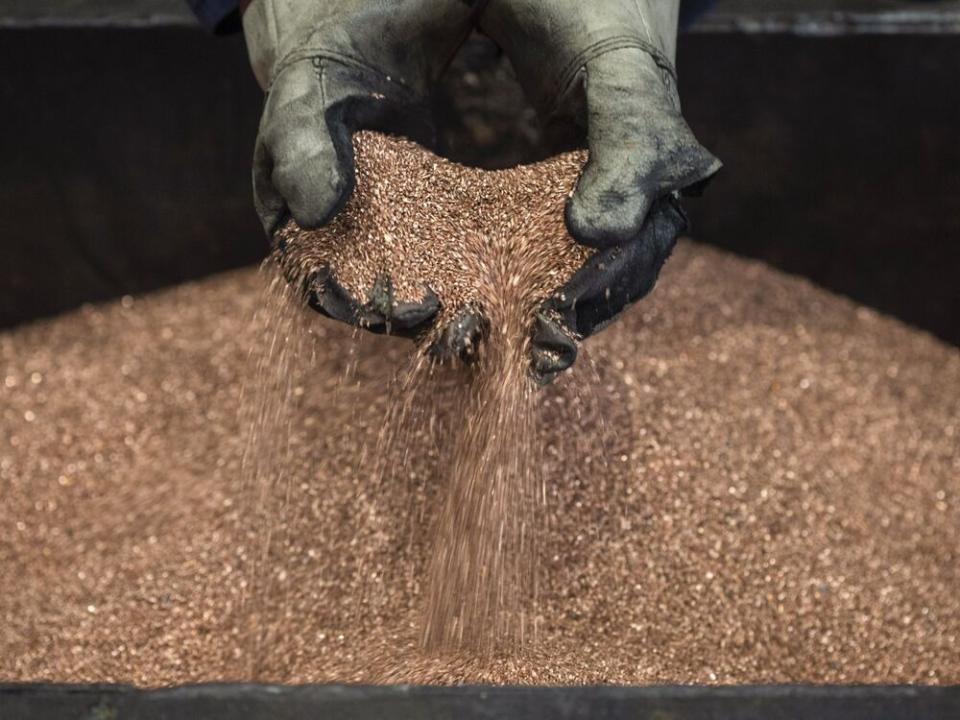  Copper shavings at a facility in Europe.