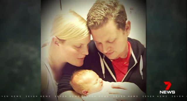 A young Victorian father died in the early hours of what was to be his first Father's Day. Source: 7 News