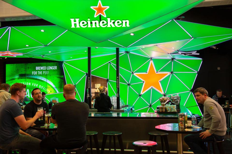 Heineken warned profits could fall below estimates, and that high inflation would impact demand for beer,