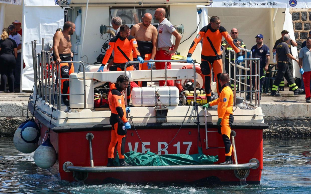 Divers brought ashore the body of Hannah Lynch, the final victim to be recovered, on Friday