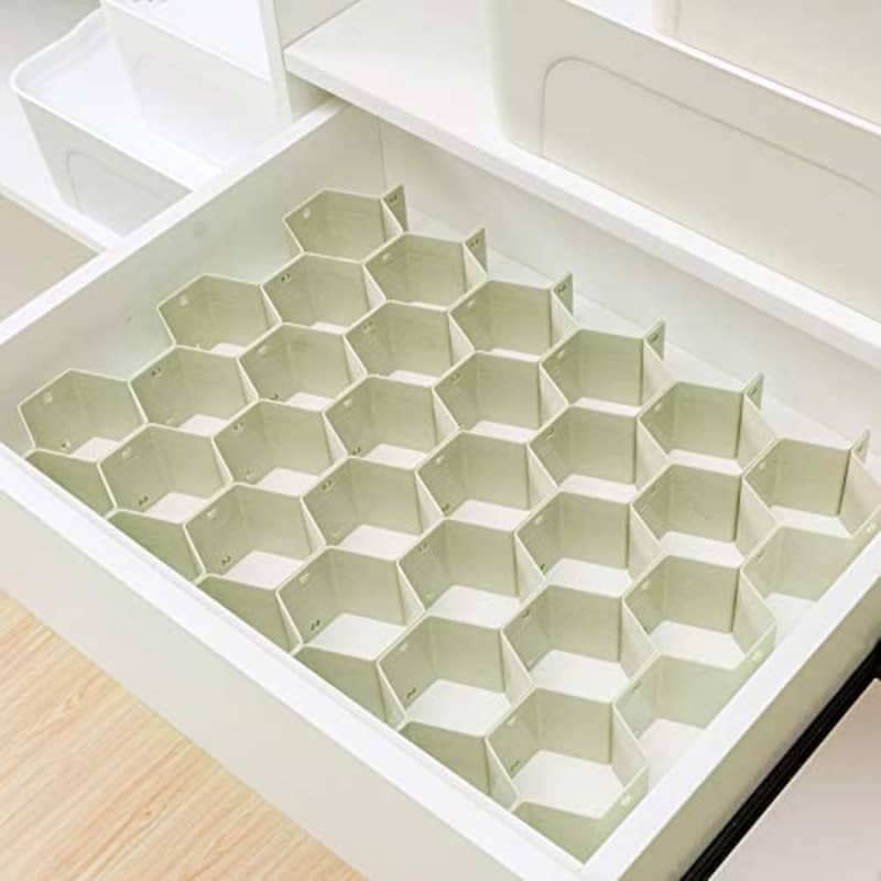 Poeland Honeycomb Drawer Divider, 8 Pieces