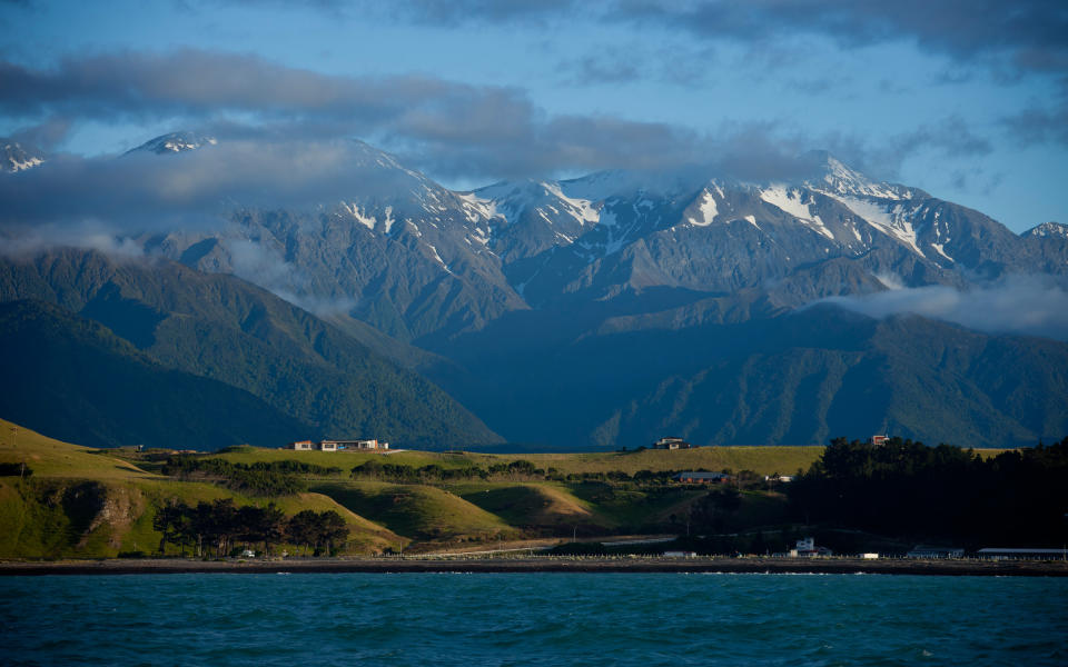 <p><strong>What to see: </strong>In Maori, the name Kaikoura comes from the words for food and crayfish. But it’s not just the shellfish that attracts visitors to this dramatic slip of land between ocean and mountain—it’s a beautifu place perfect for seeing seals, whales, and dolphins.</p> <p><strong>Where to stay: </strong>Nestled amid the canopy of a Manuka grove, the high-design treehouses of <a rel="nofollow noopener" href="http://www.hapukulodge.com/kaikoura/home" target="_blank" data-ylk="slk:Hapuku Lodge & Tree Houses;elm:context_link;itc:0;sec:content-canvas" class="link ">Hapuku Lodge & Tree Houses</a> peek through leaves out at the Kaikoura mountains and the bay below.</p> <p><strong>What to eat: </strong>With an emphasis on seasonal and locally available ingredients, the <a rel="nofollow noopener" href="http://greendolphinkaikoura.com/" target="_blank" data-ylk="slk:Green Dolphin Restaurant + Bar;elm:context_link;itc:0;sec:content-canvas" class="link ">Green Dolphin Restaurant + Bar</a> offers up delicious renditions of Kaikoura’s local crayfish catch.</p>