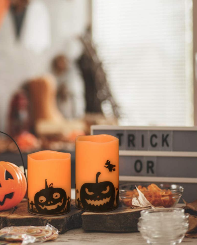 Halloween Flickering Battery Candles