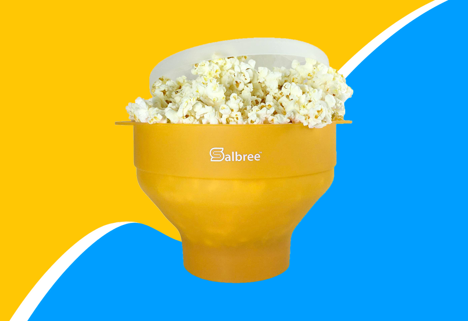 Take home this collapsible popcorn maker for 60% off right now.