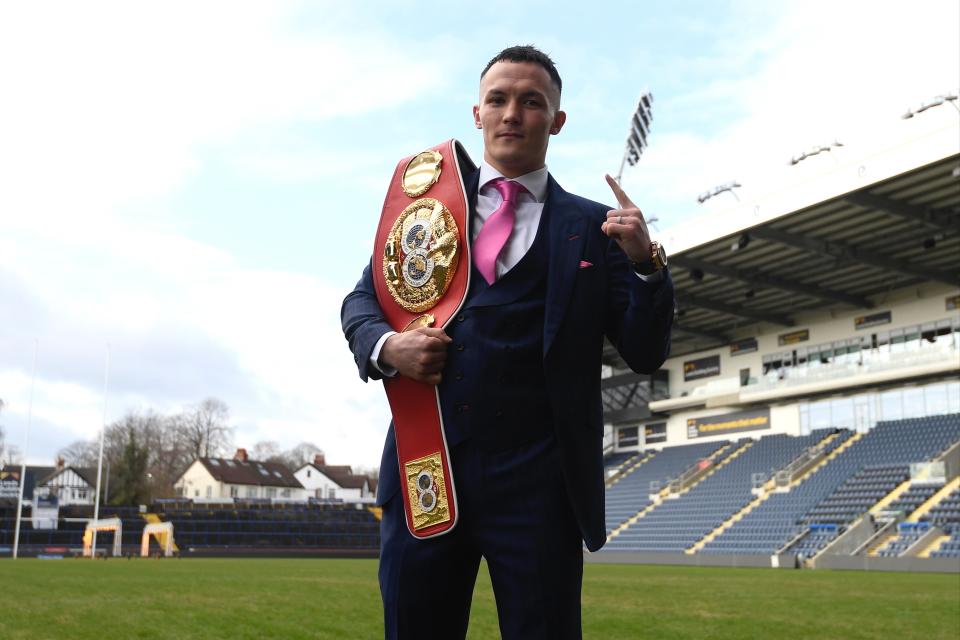 <p>Josh Warrington takes on Mauricio Lara in London on Saturday night</p> (Getty Images)