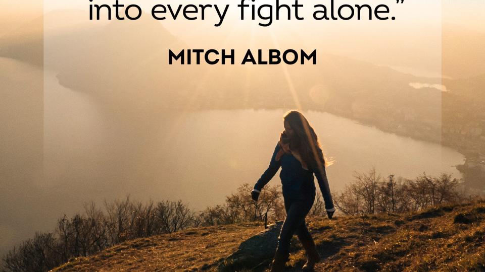 loss of mother quotes mitch albom