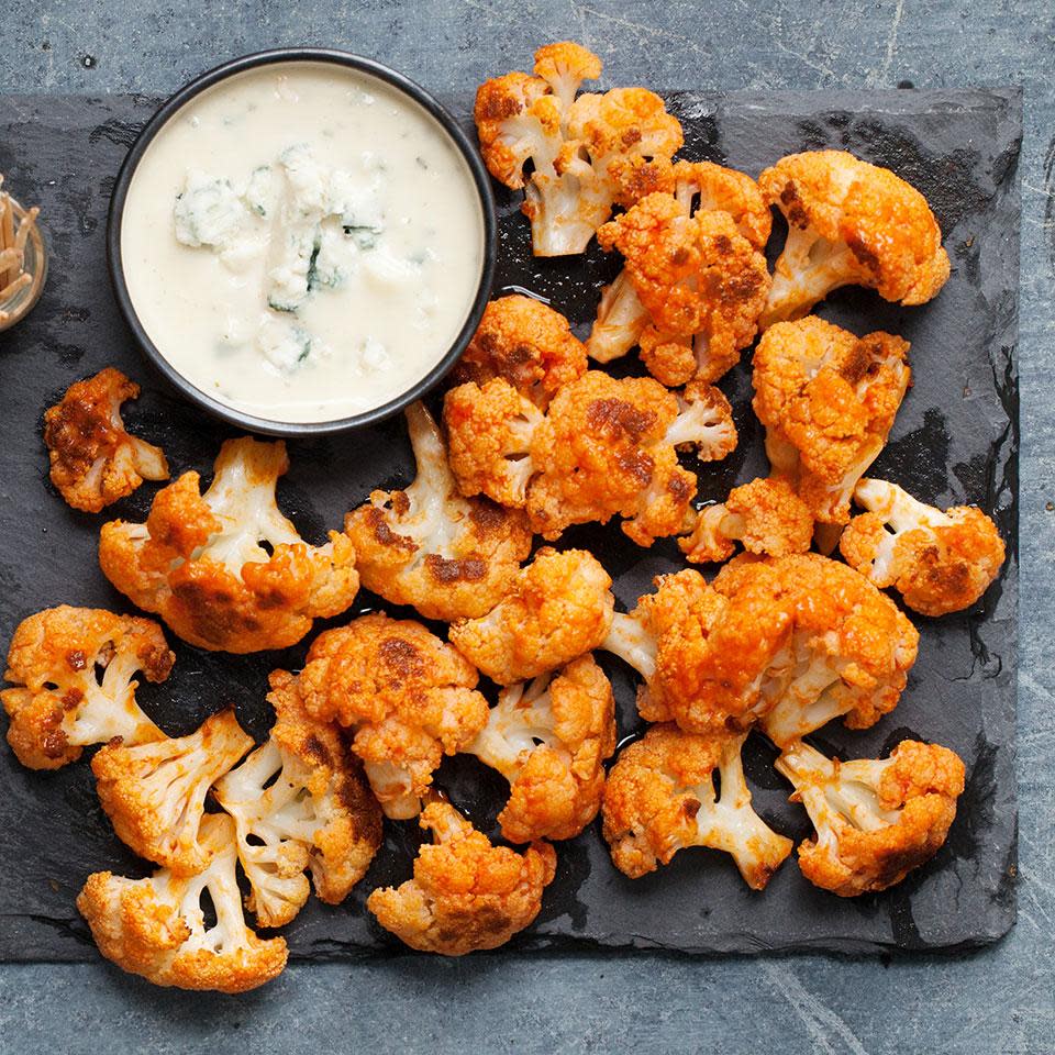 Sriracha-Buffalo Cauliflower Bites