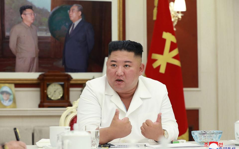 North Korean state media say Kim Jong-un will protect the health of his people 'at any cost' - STR/AFP