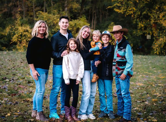 <p>Lacy Ruffer Photography</p> Christie Werts, her husband Wesley and their kids.