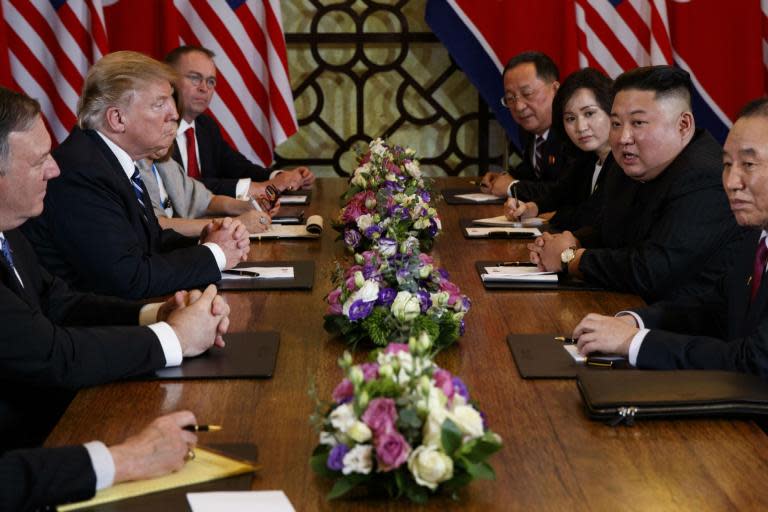 Trump-Kim summit: North Korea leader says his country is 'willing to denuclearise - or I would not be here'