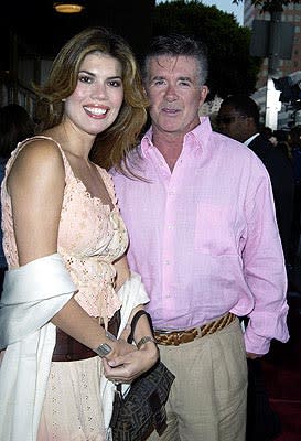 Alan Thicke and gal at the LA premiere of New Line's Simone