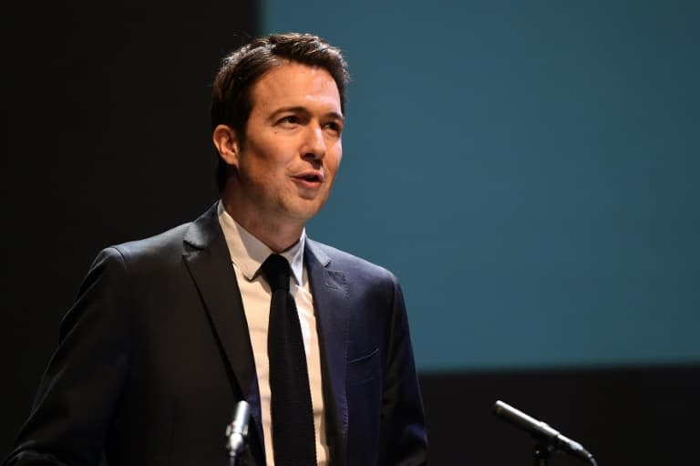 Guillaume Peltier à Romorantin-Lanthenay dans le Loir-et-Cher, le 20 janvier 2020 - GUILLAUME SOUVANT © 2019 AFP