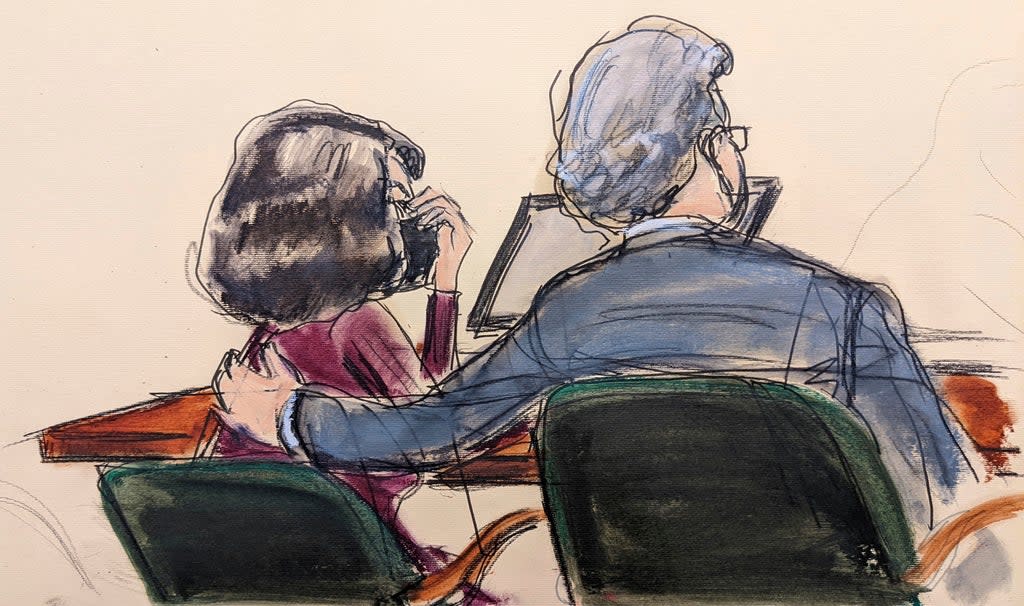 Jeffrey Epstein Maxwell Trial (ASSOCIATED PRESS)