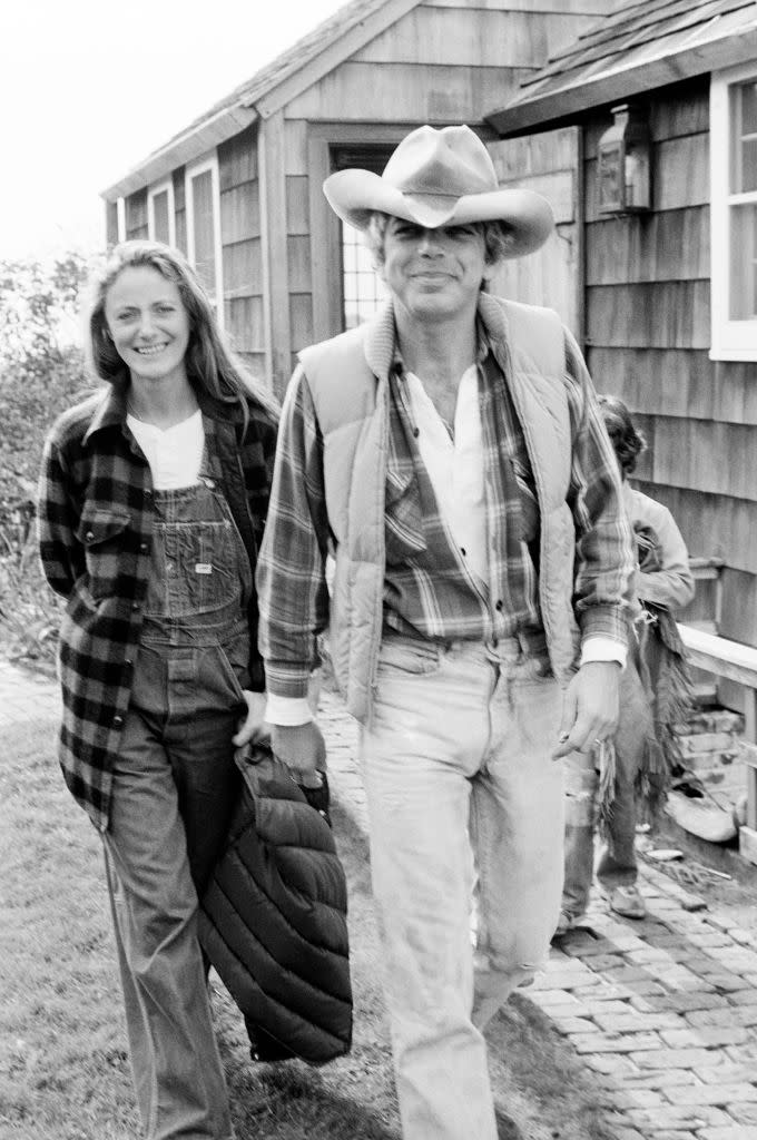 Ricky and Ralph Lauren in 1977, East Hampton, celebrity style, fashion, Hamptons, Western