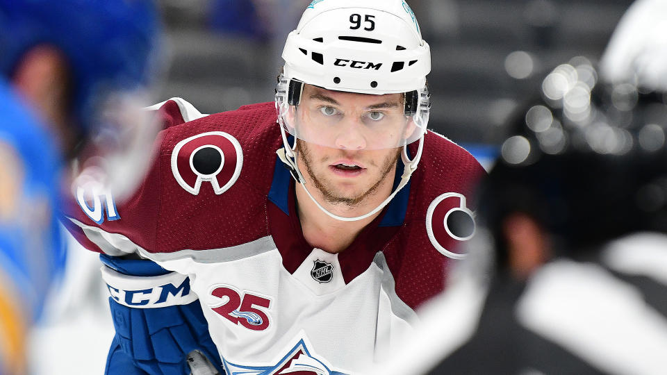 Colorado Avalanche winger Andre Burakovsky is among the players who should be on your fantasy hockey radar this week. (Photo by Keith Gillett/Icon Sportswire via Getty Images),