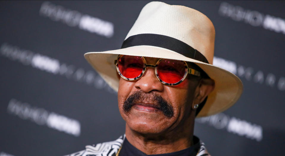 Drake's dad, Dennis Graham, revealed that he bet $100,000 on the Toronto Raptors in their series against the Golden State Warriors. (Photo by Rich Fury/Getty Images)