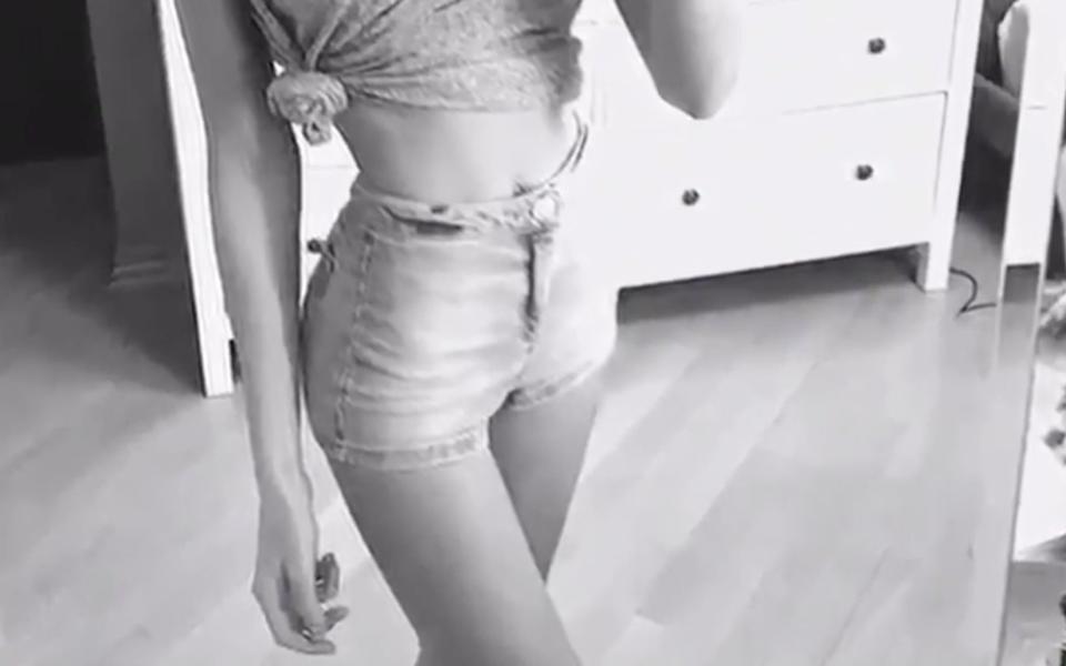 Image from "Summer Thinspo", a YouTube clip criticised as encouraging anorexia - Credit: Youtube