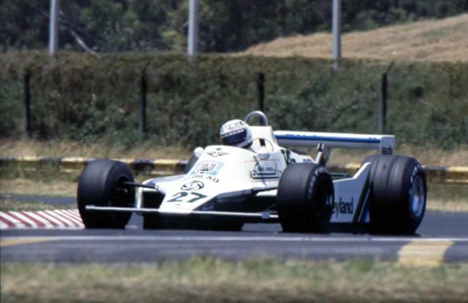 alan jones in the 27 williams ford at the argentine gp