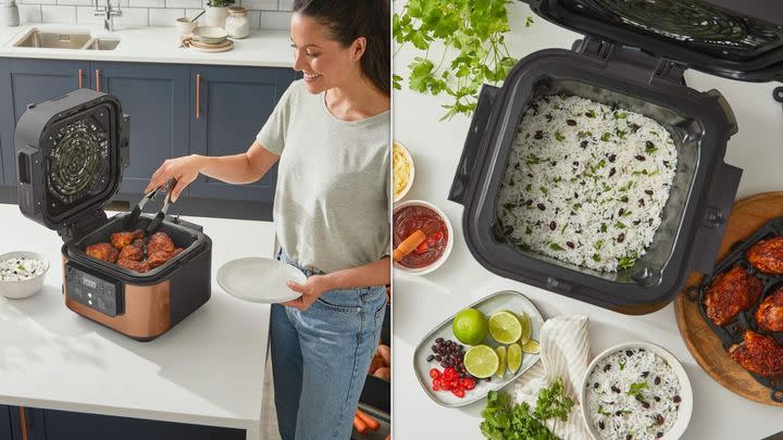 There's 45% off this Ninja 10-in-1 rapid cooker, air fryer, slow cooker, and so much more.