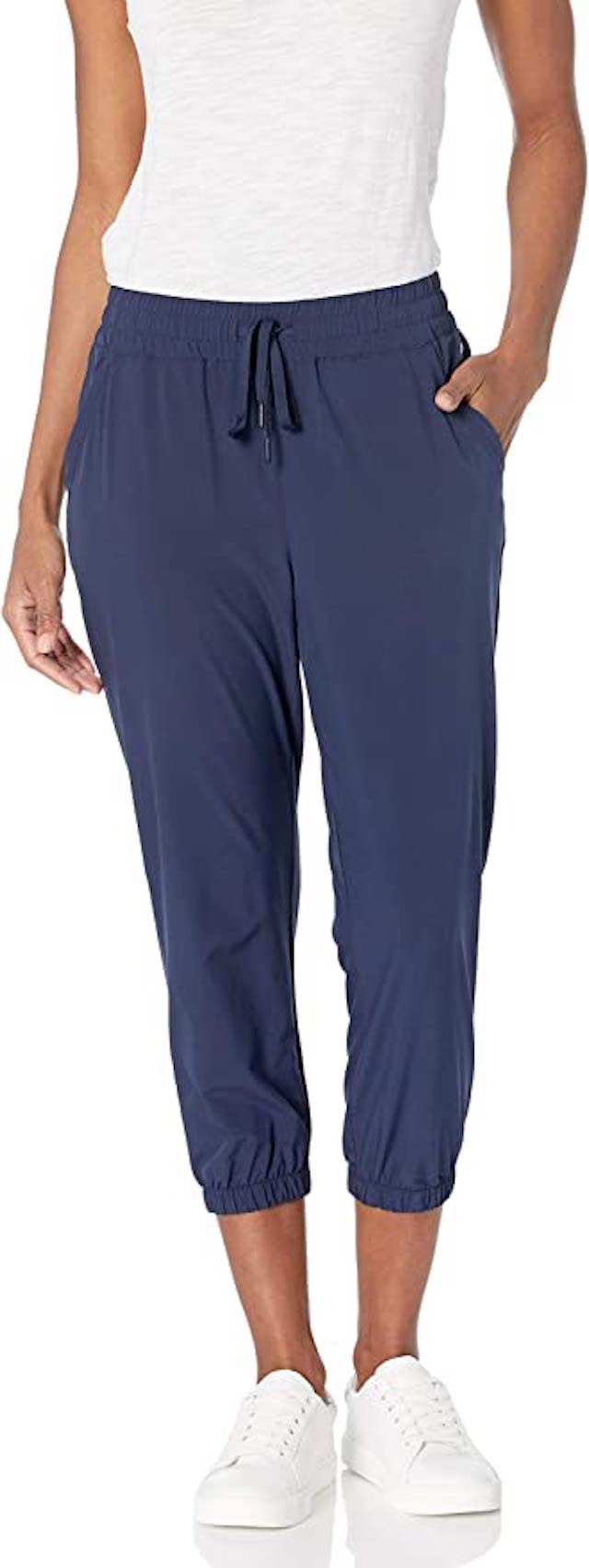 . - Credit: Amazon Essentials Women's Performance Stretch Woven Crop Jogger Pant