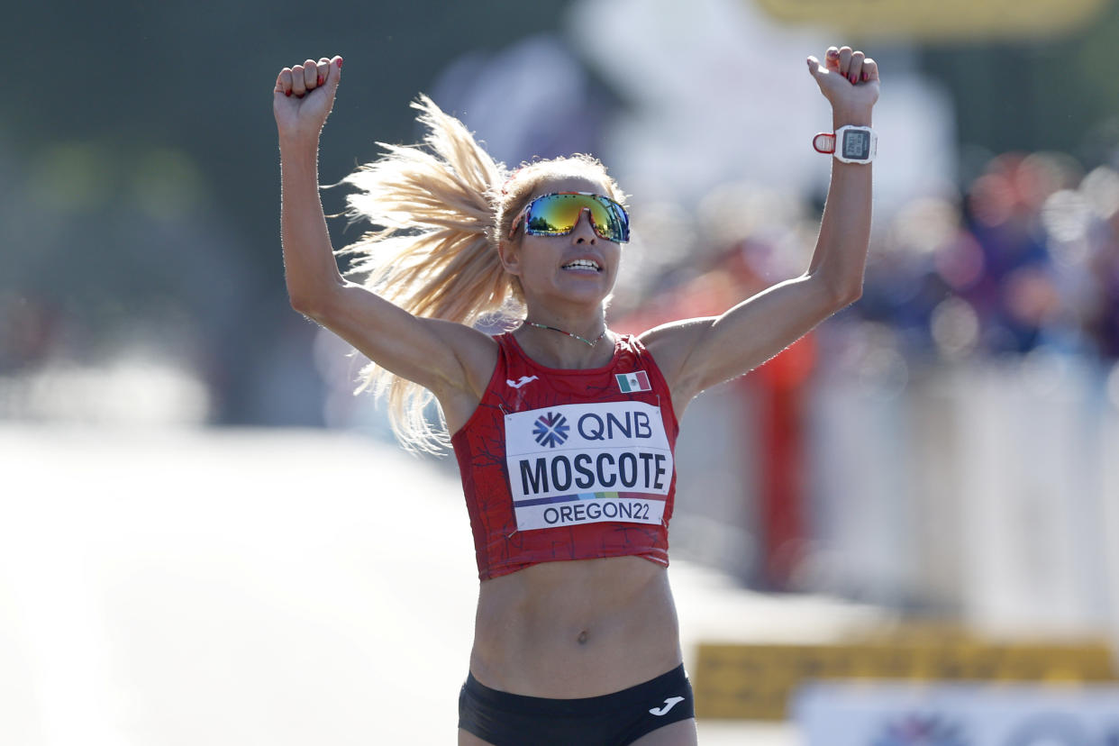 Citlali Moscote en el Campeonato Mundial de Oregón, en julio del año pasado. (Steph Chambers/Getty Images)