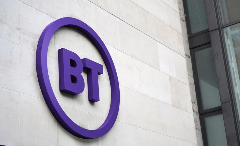BT has confirmed a new sports tie-up with Warner Bros Discovery (BT/PA) (PA Media)
