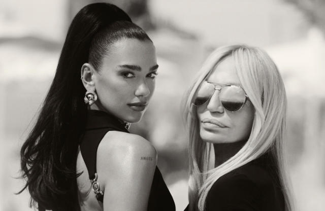 Dua Lipa and Donatella Versace team up for collection credit:Bang Showbiz