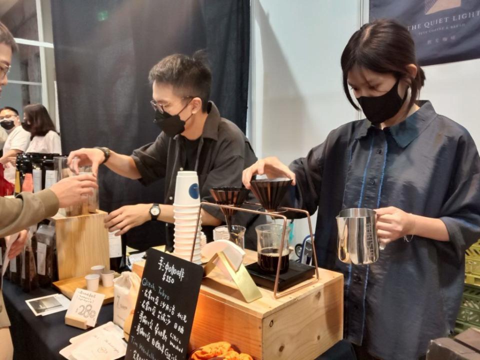 「2022台北國際咖啡節─咖啡市集」共聚集30個展攤、22家咖啡館共襄盛舉。（北市商業處提供）