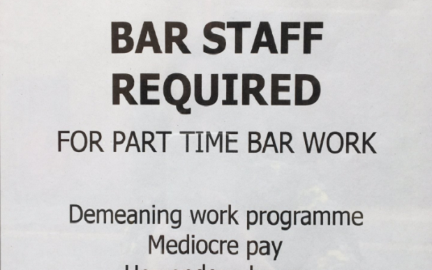 The Five and Lime bar in Guildford posted a very honest job advert  - Twitter / @BeerFaerie
