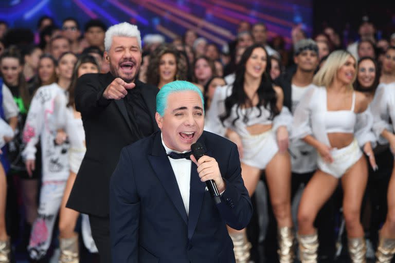 Cristian Castro en la pista del Bailando 2023