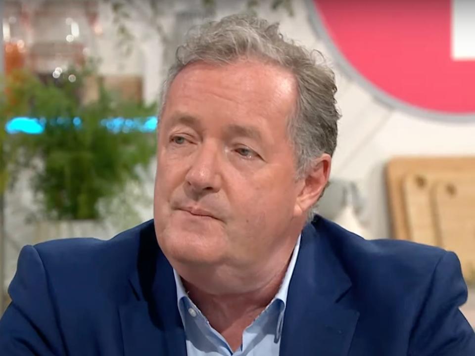 Piers Morgan on "Lorraine."