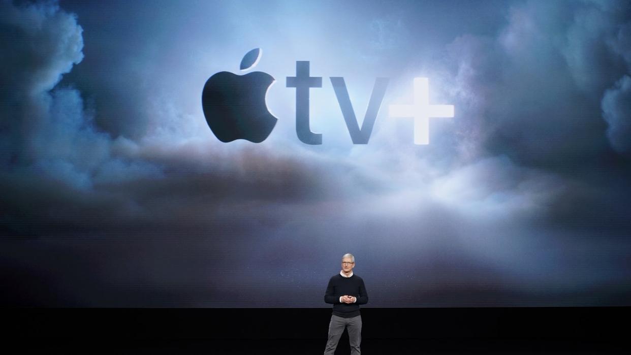 Apple TV+ wird in Deutschland künftig 4,99 Euro im Monat kosten. Foto: Tony Avelar/AP